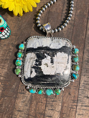 White Buffalo and Sonoran Pendant