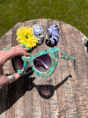 Handmade Kingman Inlay Sunglasses #1