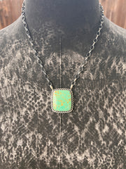 Kingman Square Necklace