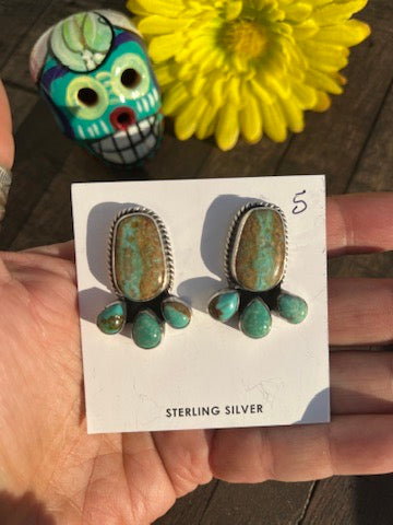 Kingman and Boulder 4 Stone Earrings #5