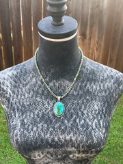 Sonoran Pendant and Pearl Necklace #1-2