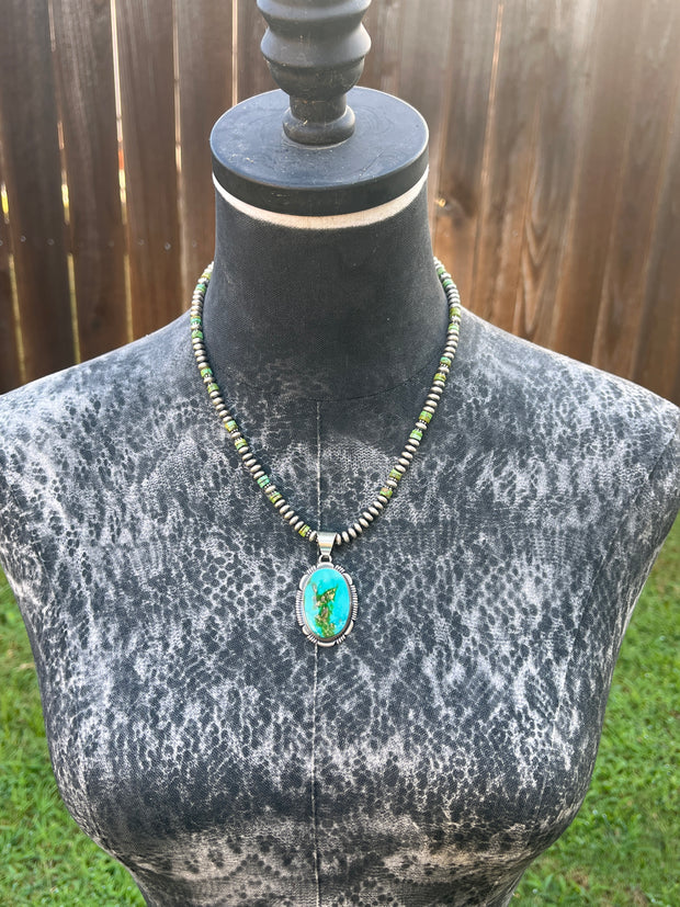 Sonoran Pendant and Pearl Necklace #1-2