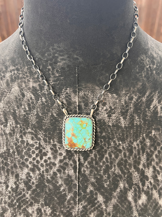 Kingman Square Necklace