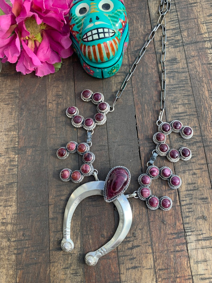 Purple Spiny Naja Necklace