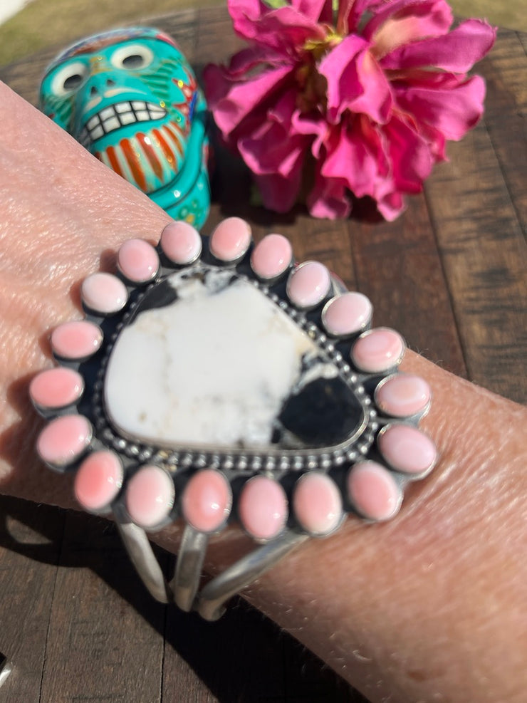 White Buffalo and "Cotton Candy" Cuff