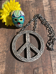 The HCC Kingman Peace Sign Necklace B