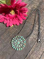 Kingman Cluster Necklace