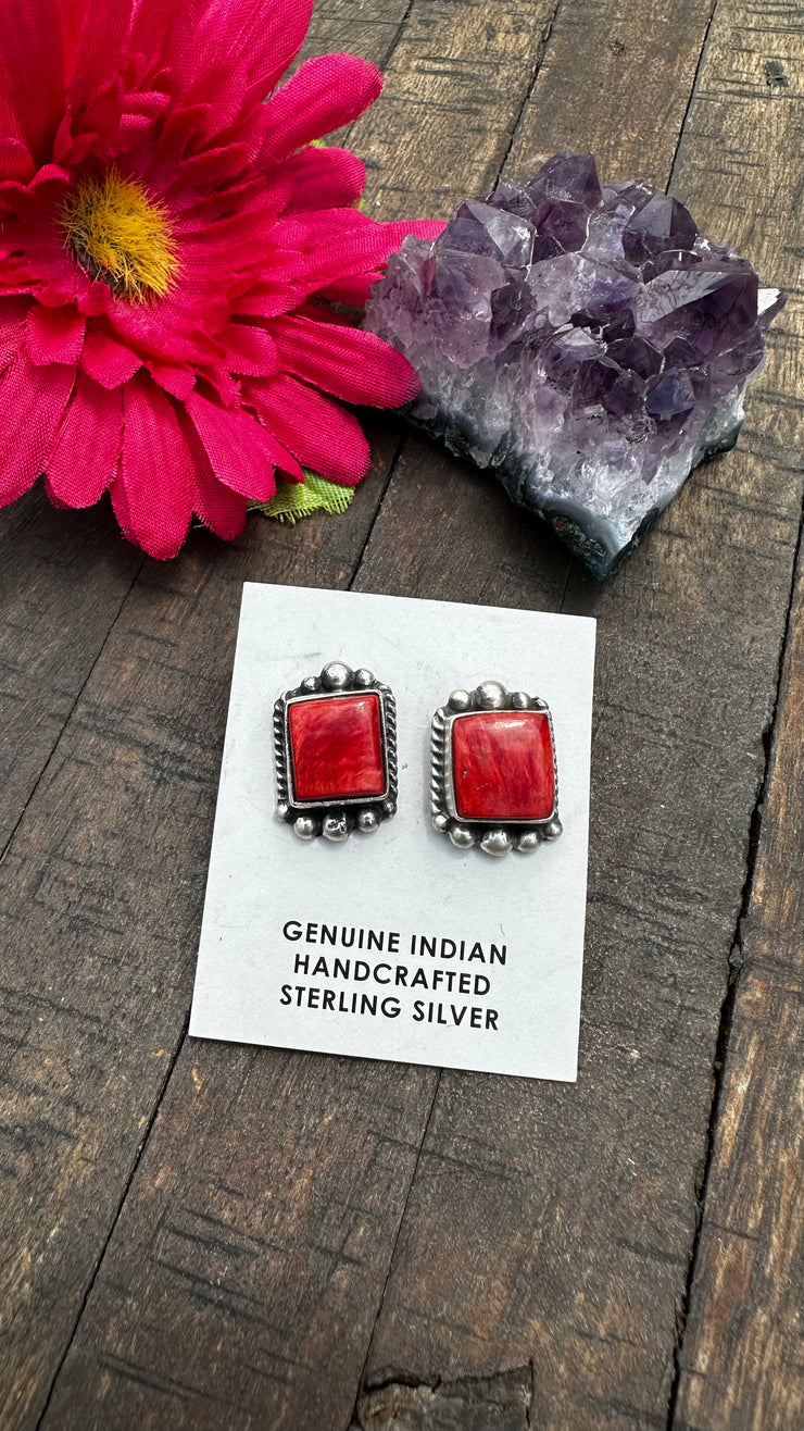 Red Spiny Studs #2