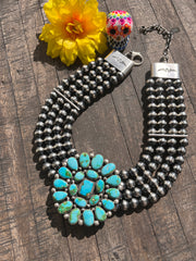 4 Strand Sonoran Choker Necklace