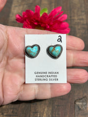 Kingman Mini Heart Studs #2