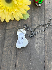 3 stone White Buffalo Necklaces #1-5