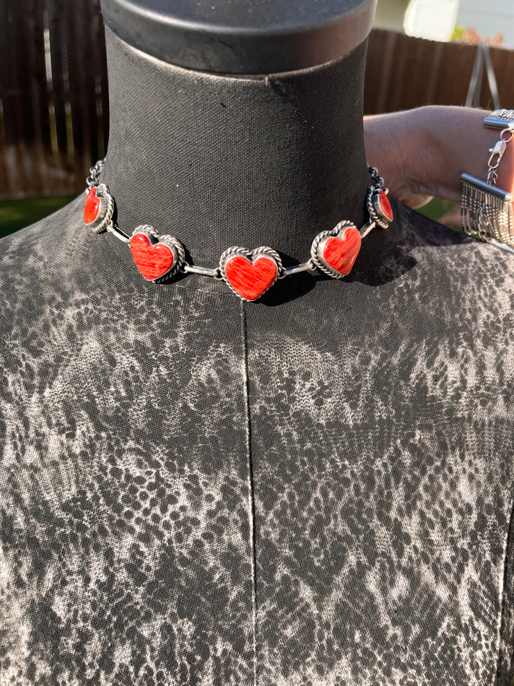 Spiny Heart Choker- B