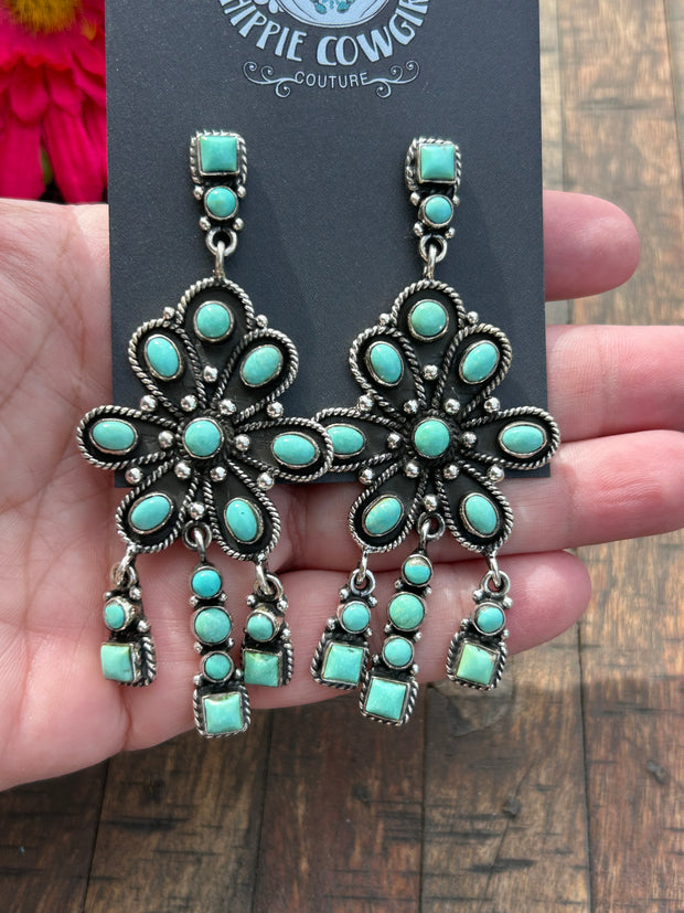 Minty Chandelier Earrings