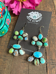 Mixed Mines Dangle Earrings