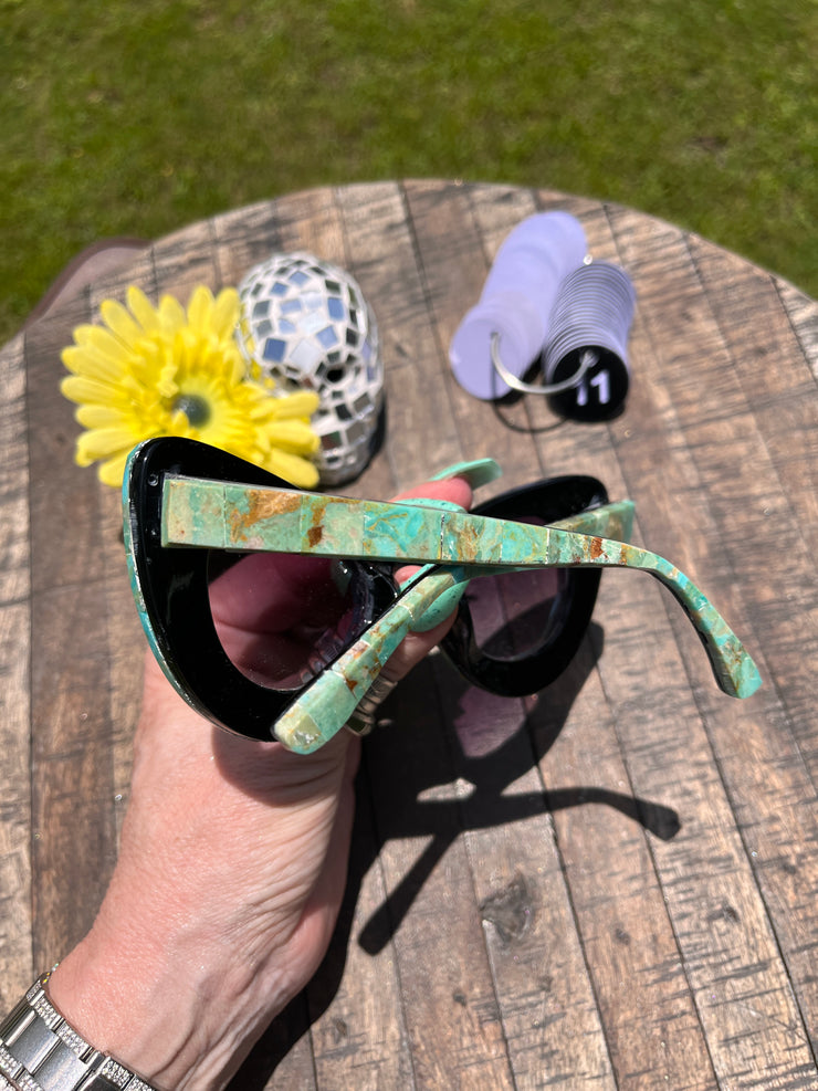 Handmade Kingman Inlay Sunglasses #11