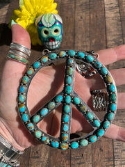 The HCC Kingman Peace Sign Necklace F