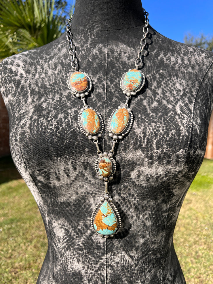 #8 Turquoise Lariat Set