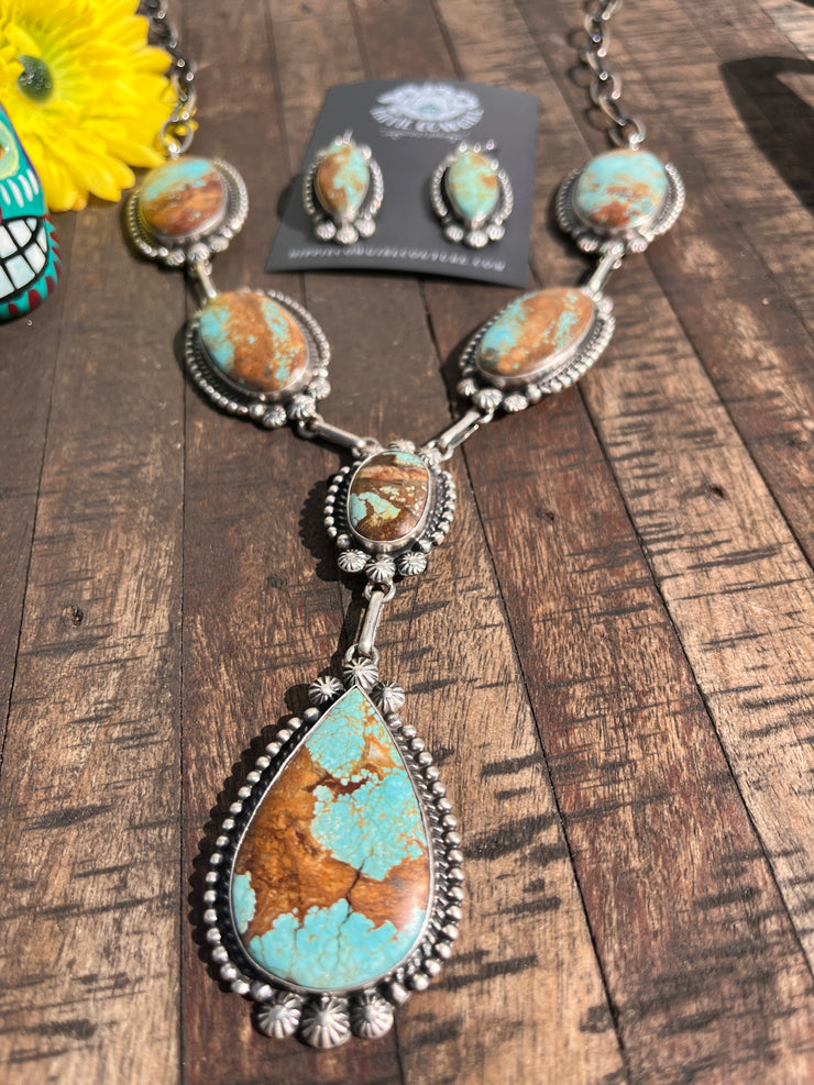 #8 Turquoise Lariat Set