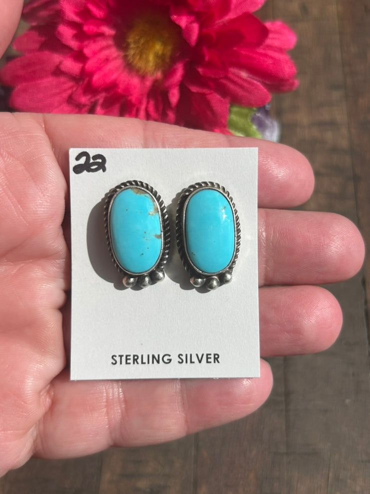 Kingman Stud Muffin Earrings #22