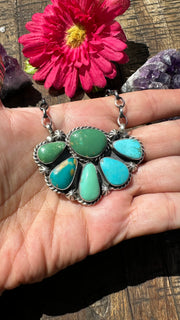 Kingman Half Cluster Necklace #3