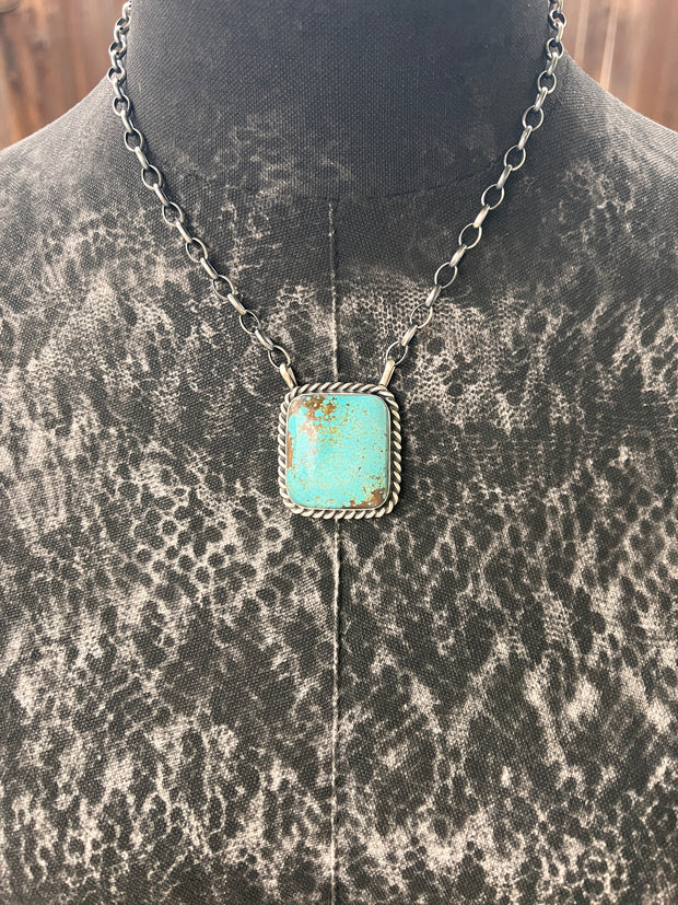 Kingman Square Necklace