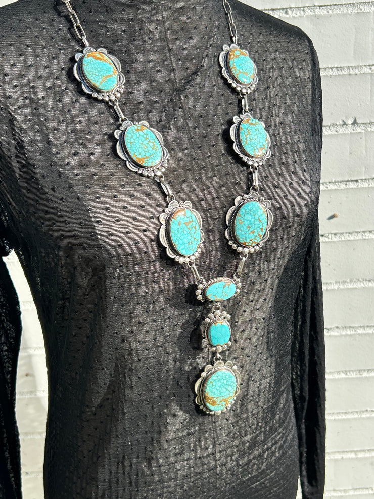 #8 Turquoise Lariat Set