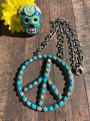 The HCC Kingman Peace Sign Necklace A