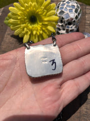 Square Cotton Candy Kingman Necklaces