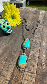 Kingman 2 Stone Necklace #1