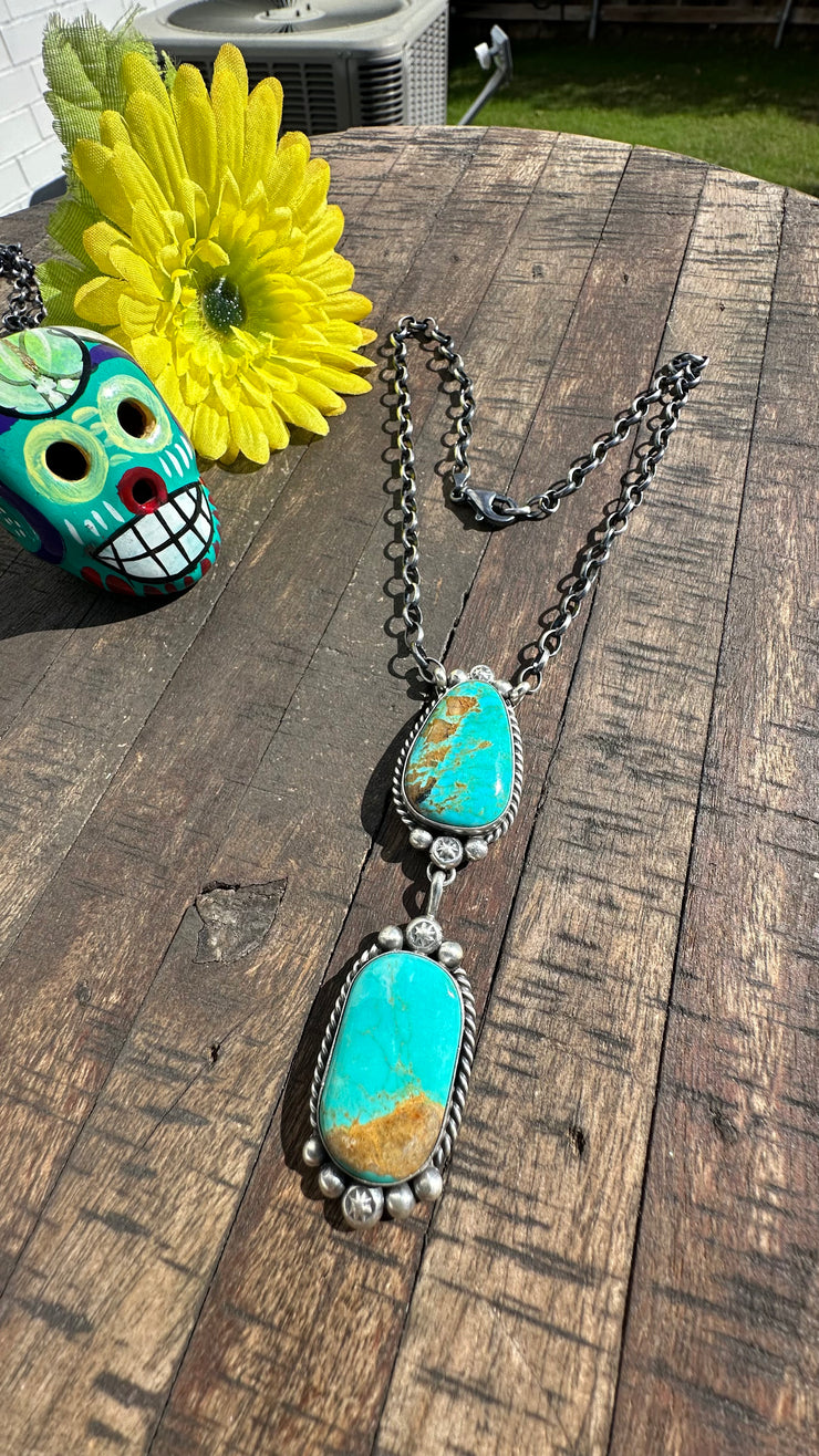 Kingman 2 Stone Necklace #1