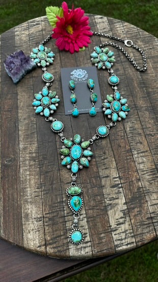 Sonoran Gold Turquoise Lariat Set