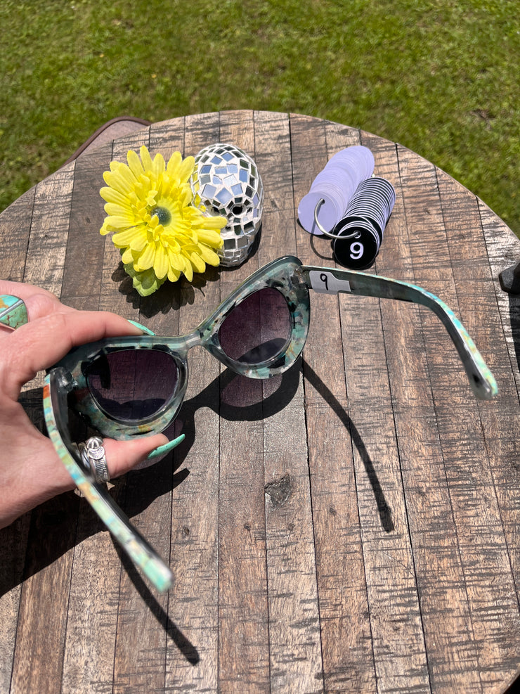 Handmade Kingman Inlay Sunglasses #9