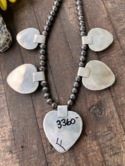 Multicolor Heart Necklace- F
