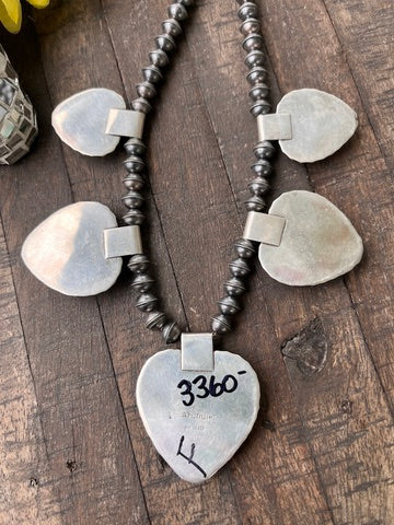 Multicolor Heart Necklace- F