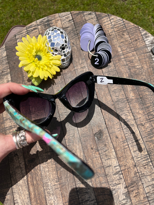 Handmade Kingman Inlay Sunglasses #2