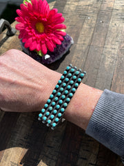 Turquoise Rectangle Cuff