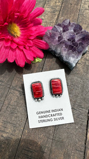 Red Spiny Studs #1