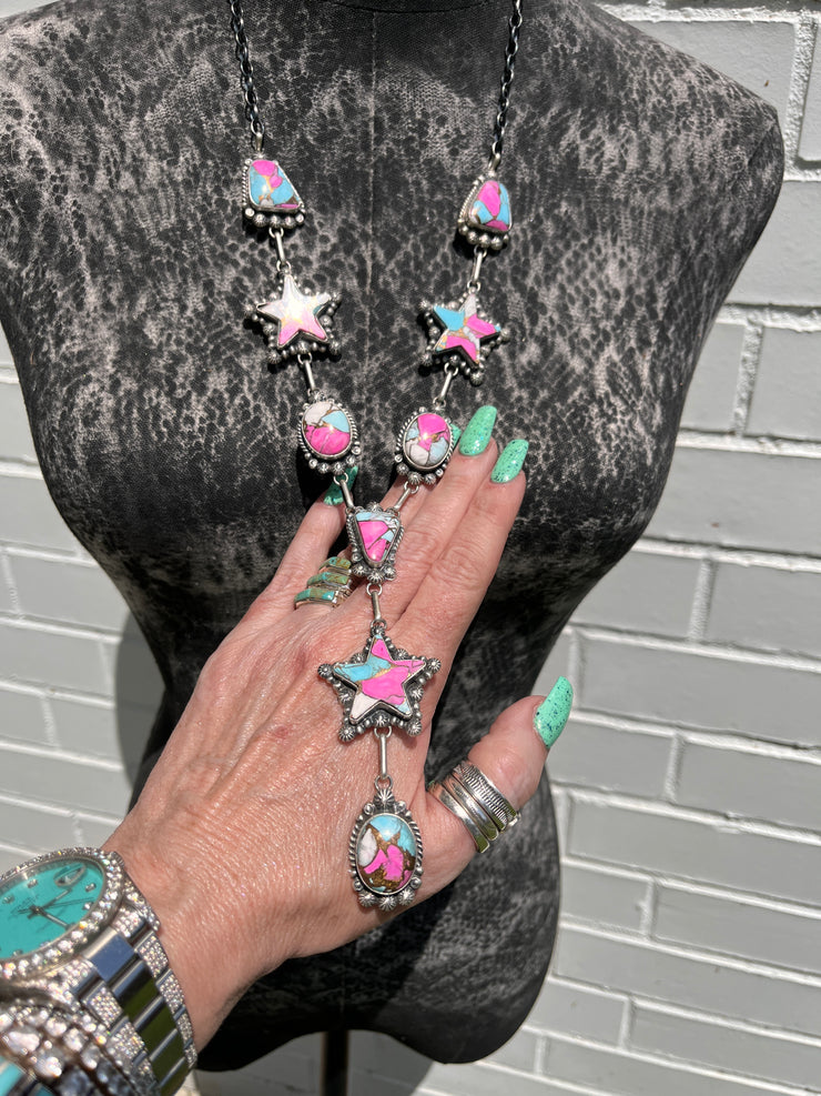 Cotton Candy Kingman Lariat