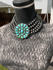 4 Strand Sonoran Choker Necklace