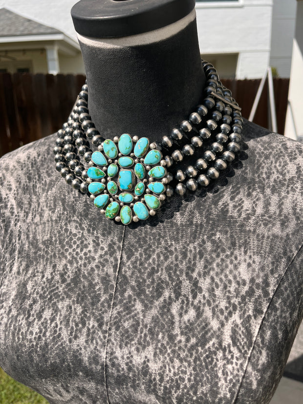 4 Strand Sonoran Choker Necklace