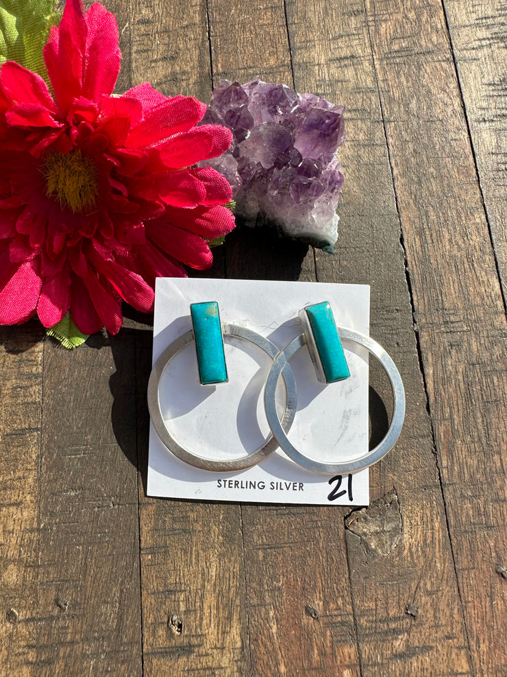 Kingman Bar Hoop Earring #21