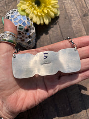 3 Stone Square Necklace #1-9