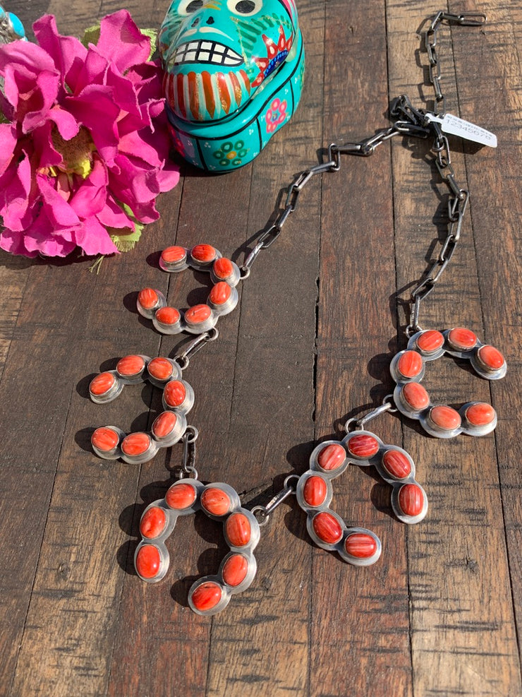 Red Spiny Naja Necklace