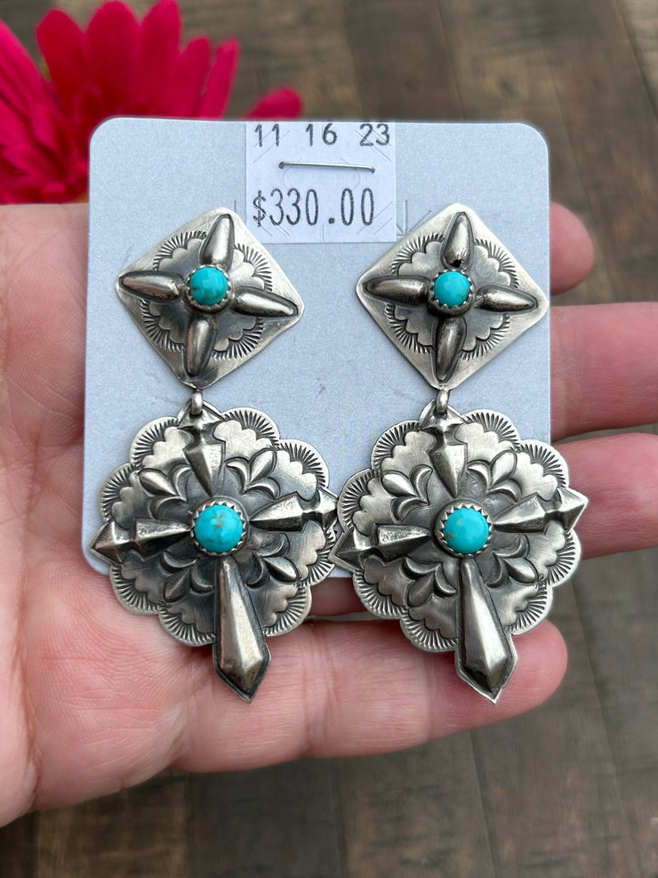 Kingman Concho Earrings