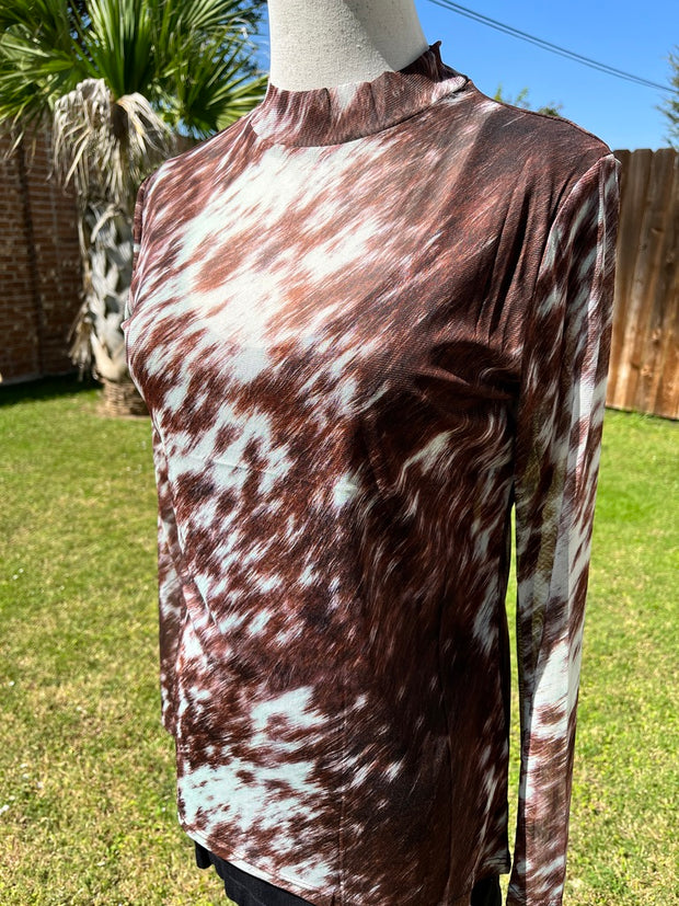 Cowhide Mesh Shirt