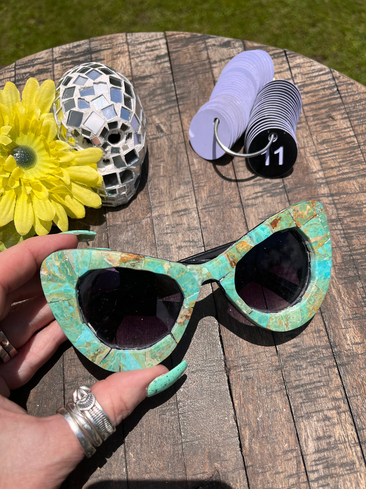Handmade Kingman Inlay Sunglasses #11