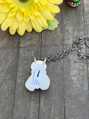 3 stone White Buffalo Necklaces #1-5