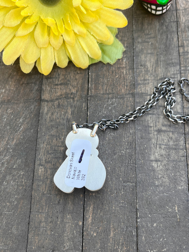 3 stone White Buffalo Necklaces #1-5