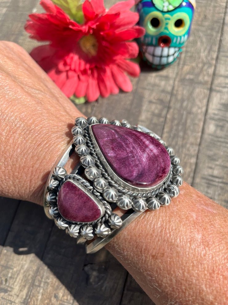 3 Stone Purple Spiny Cuff