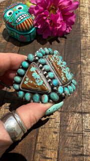 #8 Turquoise  3 Sided Cuff